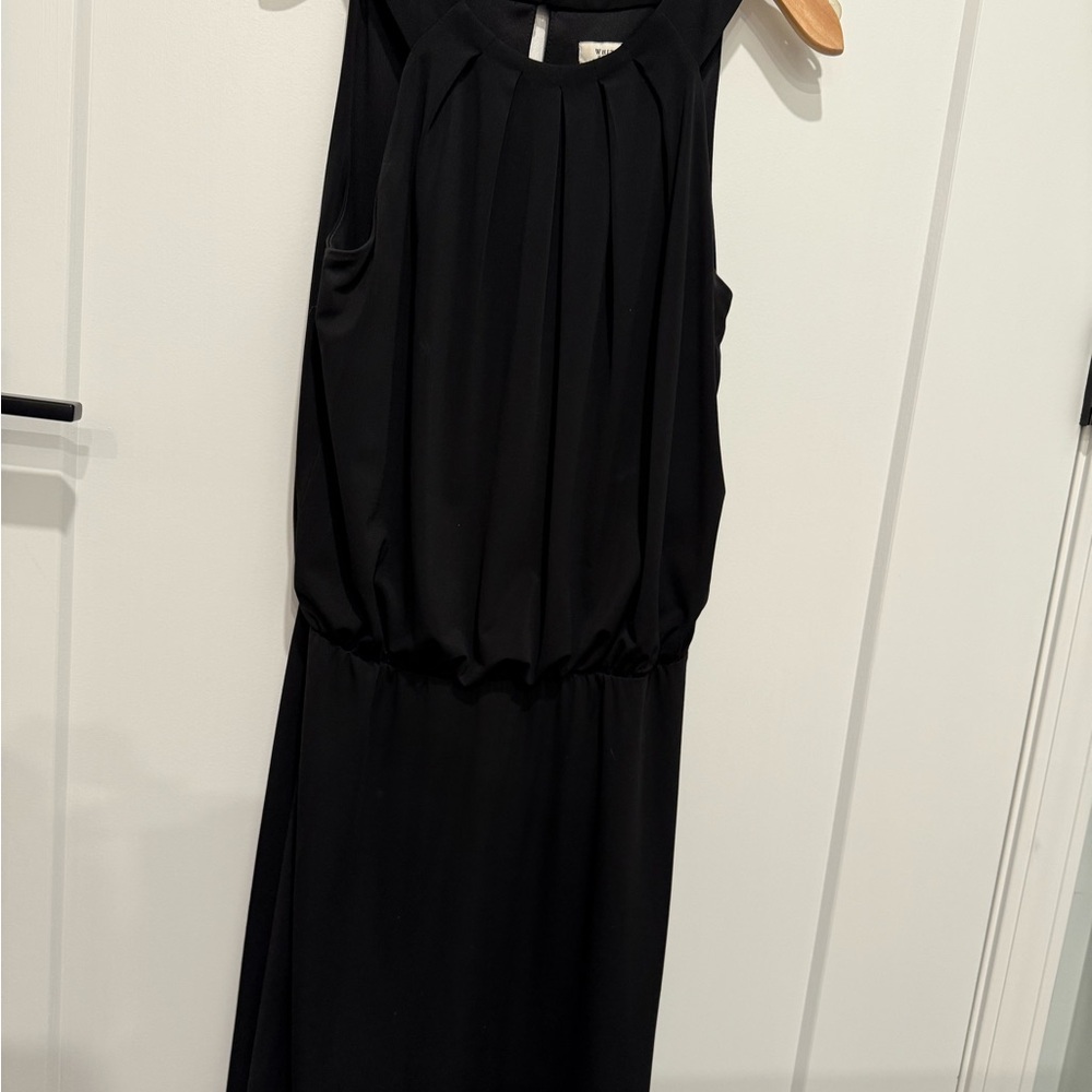 White House Black Market Black Halter Dress